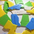 Tên Tiểu Bang Để Dập Nổi Mặt Sau Các Mảnh Ghép Bản Đồ Hoa Kỳ - Thumbnail 1