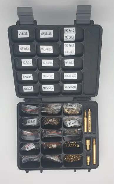 Hộp đựng Ốc Vít Ren có 15 Ngăn và Logo - Image 2