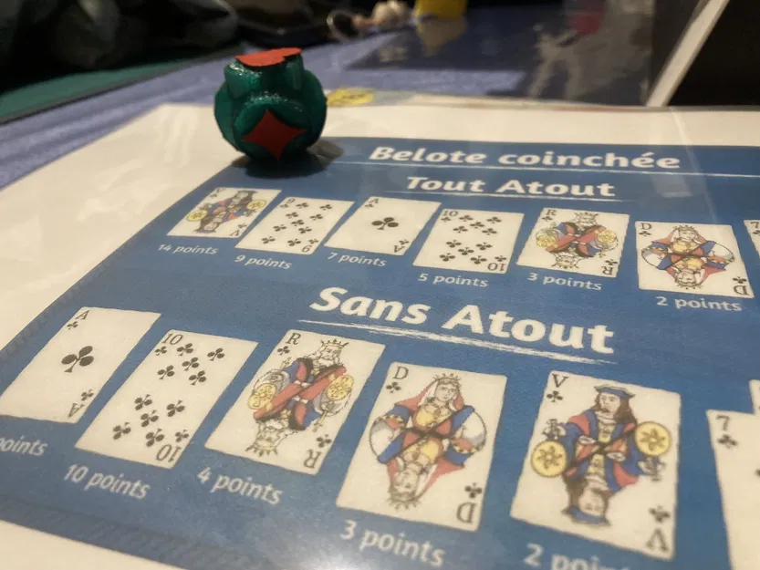 Con dấu bài át chủ bài belote - Image 1