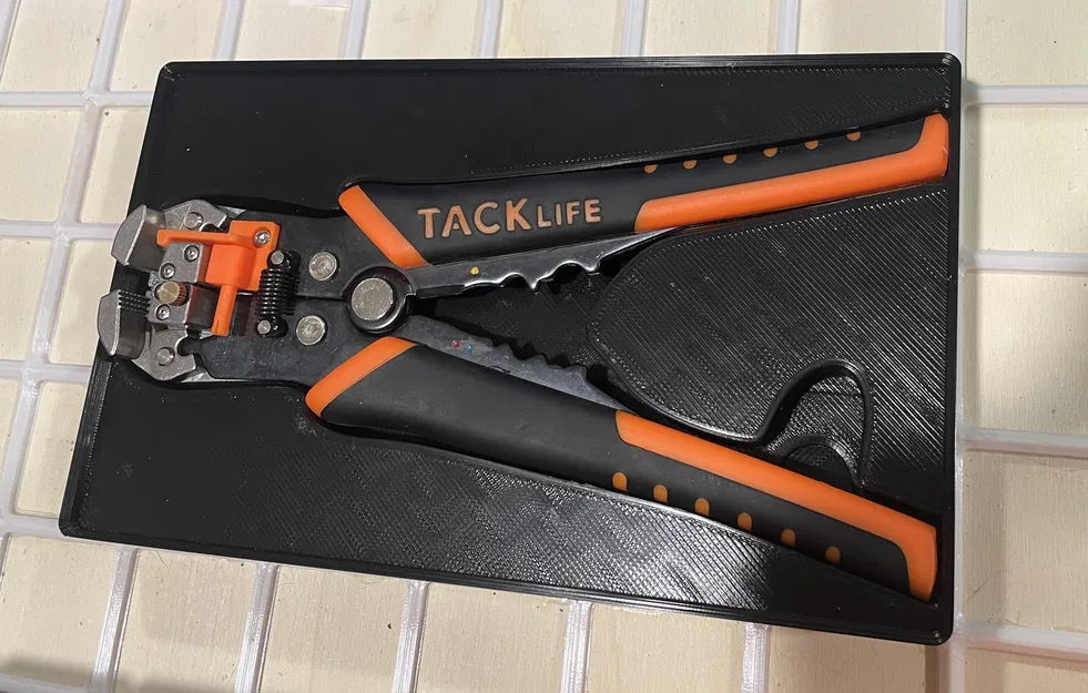 Giá đỡ dụng cụ tuốt dây/bấm cos/cắt dây Gridfinity - Image 1