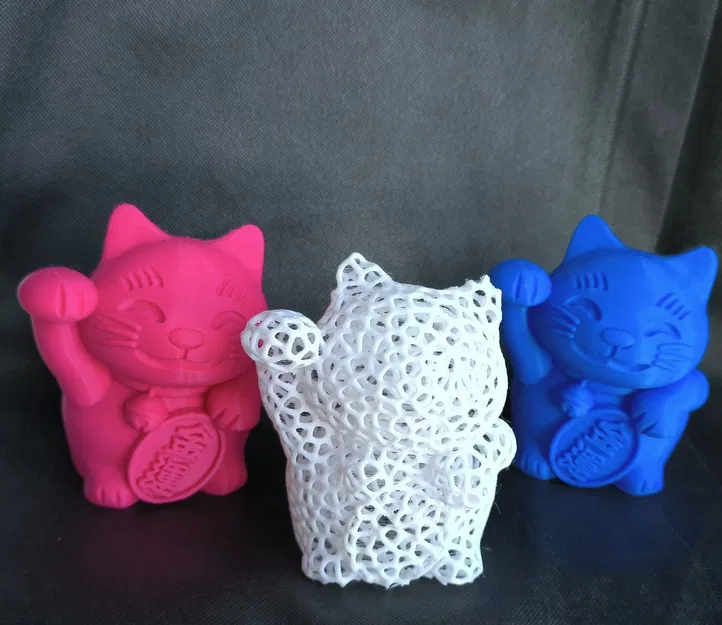 Mèo Tiền Tài Voronoi - Image 3