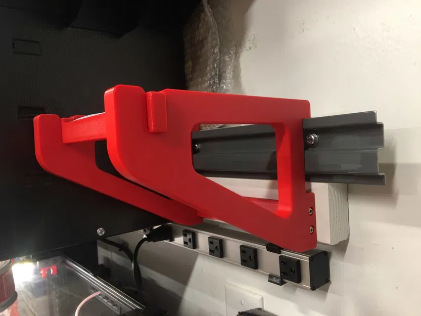 Giá Đỡ Cuộn Filament Gắn Tường Cho Cuộn Lớn và Ray Akro-Mils - Image 3