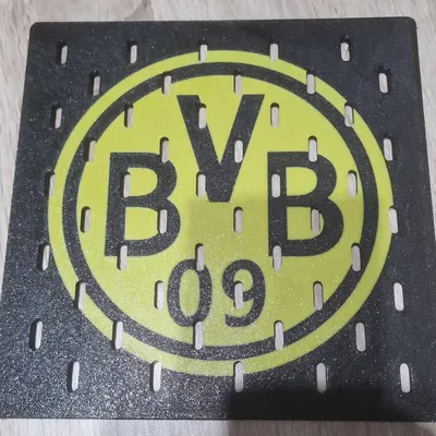 Logo BVB Borussia Dortmund IKEA Skadis 220*220mm