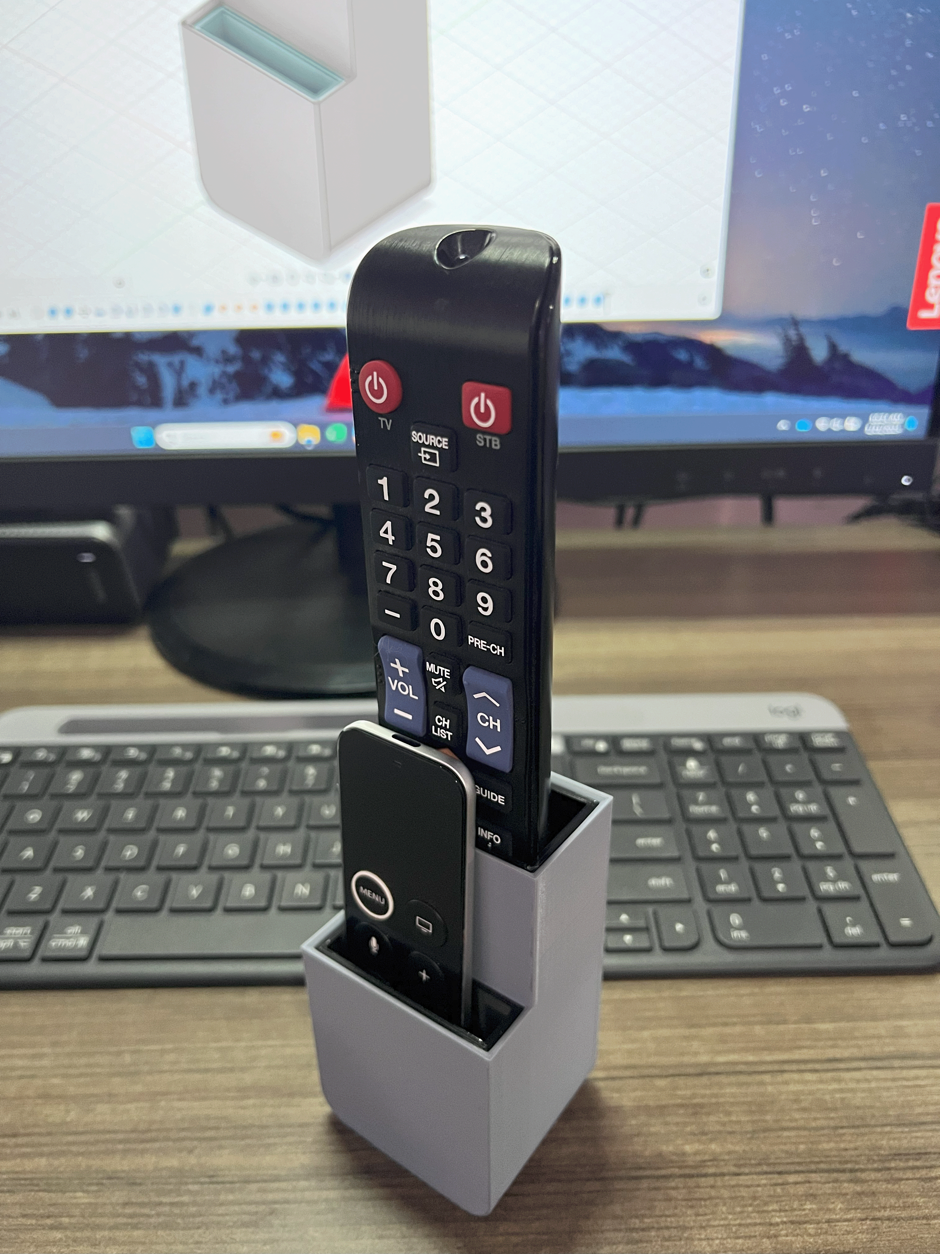 Kệ Đựng Remote Cho Samsung và Apple TV - Image 1