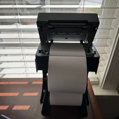 Chân đế máy in nhiệt cho giá đỡ cuộn giấy