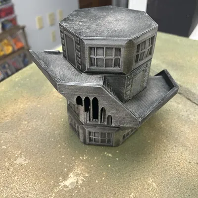 Mô hình Vase-Mode Nhà tù Viễn tưởng có Cầu thang Xoắn ốc Tùy chọn