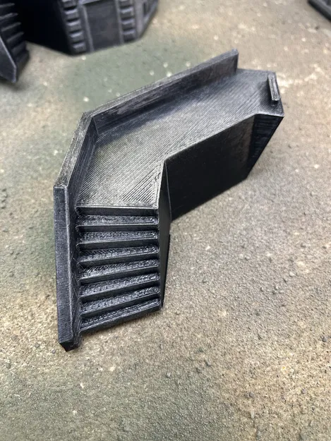 Mô hình Vase-Mode Nhà tù Viễn tưởng có Cầu thang Xoắn ốc Tùy chọn - Image 5