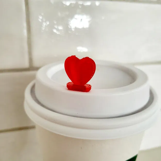 Nắp Chặn Ly Starbucks Hình Trái Tim V1 - Image 2