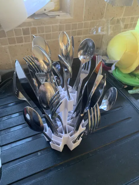 Kệ cắm dao nĩa / giá úp - Image 5