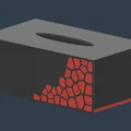 Hộp Giấy Ăn Voronoi Có Đáy Trượt - Thumbnail 1