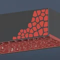 Hộp Giấy Ăn Voronoi Có Đáy Trượt - Thumbnail 2