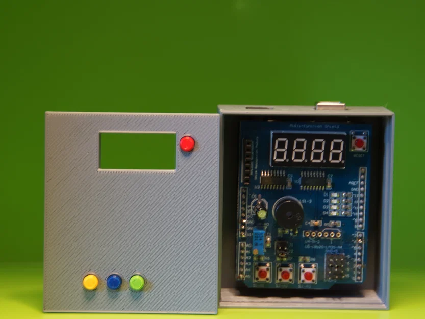 Hộp Arduino Có Nắp Tiêu Chuẩn và Có Multifunktions Shield - Image 1
