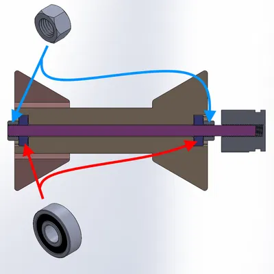 Giá đỡ cuộn dây tóc Ender 3 S1 Pro (V3)