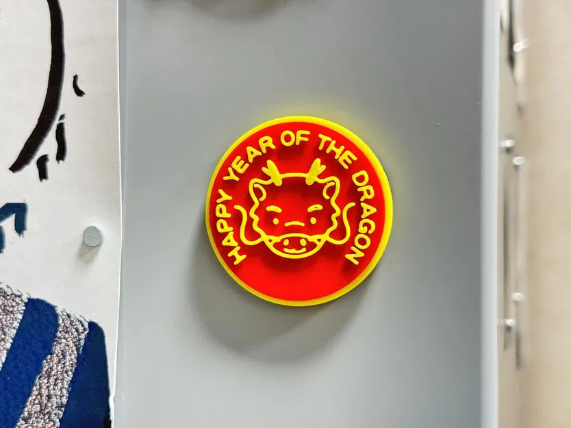 Sticker Tủ Lạnh Tết Rồng Siêu Dễ Thương - Image 1