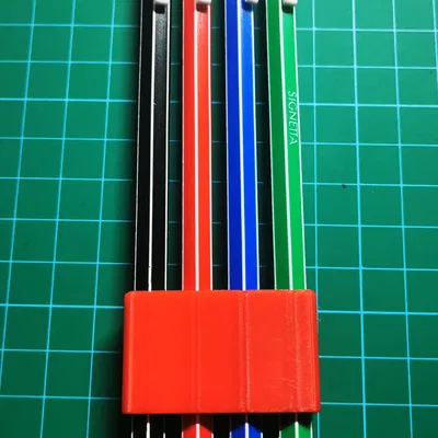 Hộp đựng bút hình lục giác