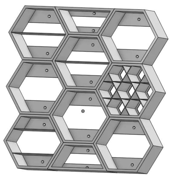 Kệ Ong Hex - Image 1