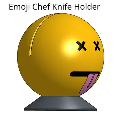 Giá Đỡ Dao Bếp Hình Emoji