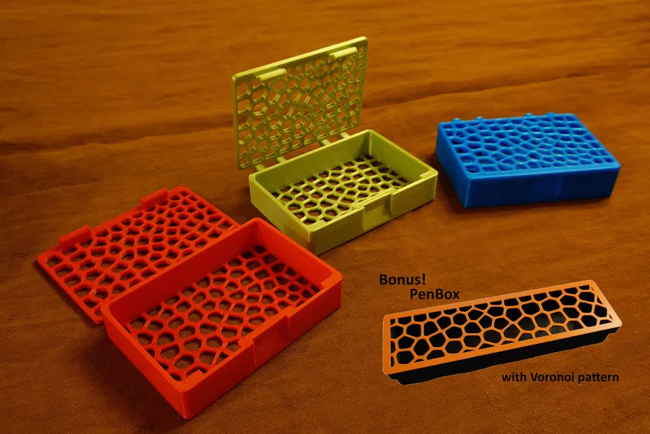 Hộp với họa tiết Voronoi - Image 1