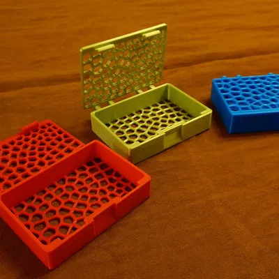 Hộp với họa tiết Voronoi