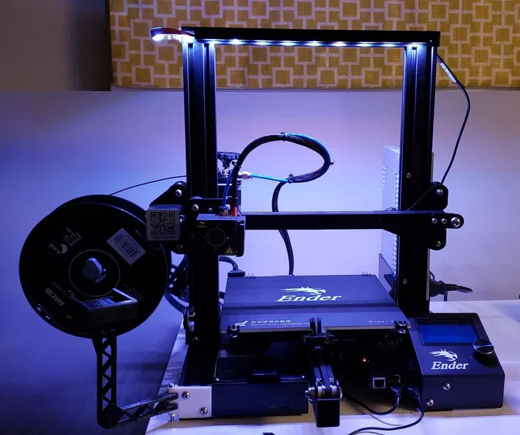 Kẹp Giữ Đèn LED Cho Ender 3 Dành Cho Ansche (9mm x 2.75mm) - Image 1