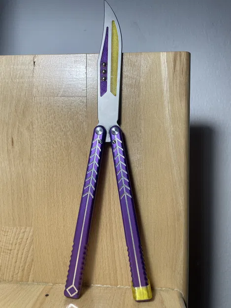 Các chi tiết chèn và chỉ báo tay cầm cho Vulp Balisong - Image 1