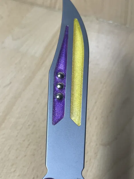 Các chi tiết chèn và chỉ báo tay cầm cho Vulp Balisong - Image 2