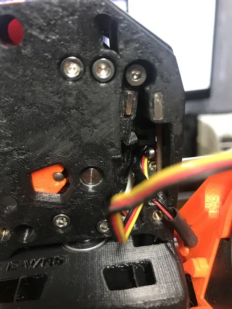 Remix Cảm Biến Sợi Nhựa Stealthburner CW2 cho Prusa mk3s Nema17 có Nắp Che Dây - Image 1