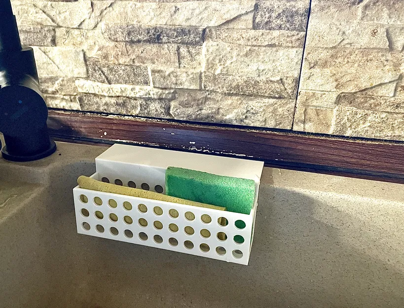 Giá Đựng Bọt Biển Rửa Chén Đơn Giản - Image 2