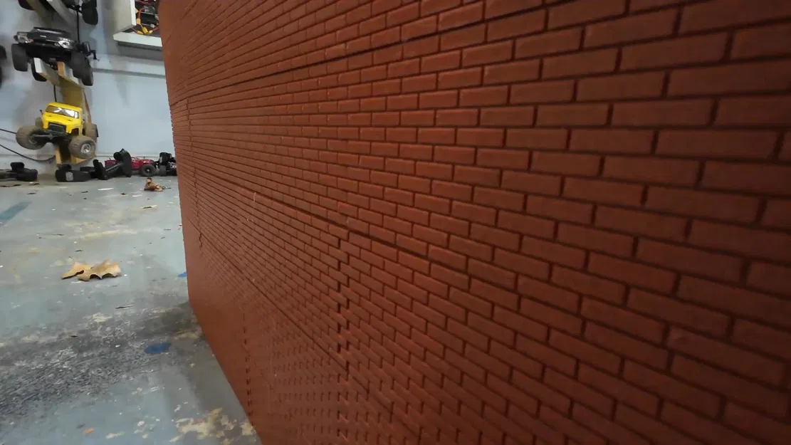 Tường Gạch Tỉ Lệ 1/10 Cho Mô Hình Diorama - Image 2