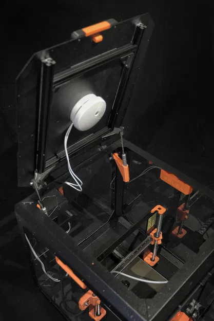 Nắp có bản lề với lò xo khí cho Original Prusa Enclosure - Image 3