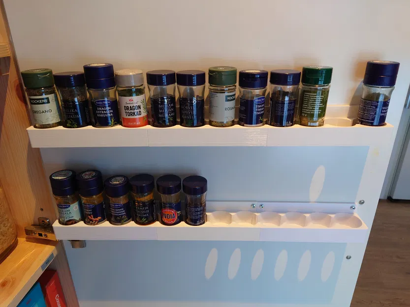 Kệ Gia Vị Lắp Ráp Gắn Tường/Cửa - Image 2