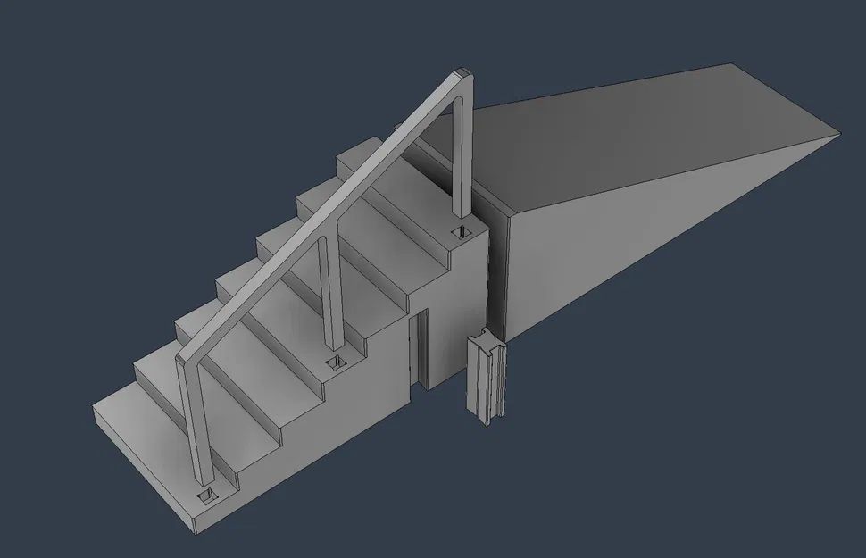 Khu Trượt Ván Mini Module - Dốc, Thanh Ray và Cầu Thang - Image 6