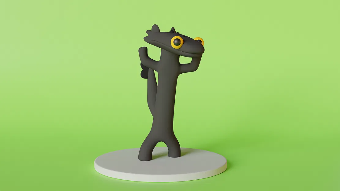 Mô Hình Răng Móm Nhảy Múa (Dancing Toothless) - Image 1