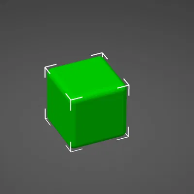 Khối Lập Phương XYZ Với Các Cạnh Bo Tròn