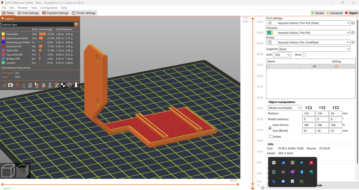 Giá đỡ Webcam Module cho Anycubic Kobra 2 Series - Image 14