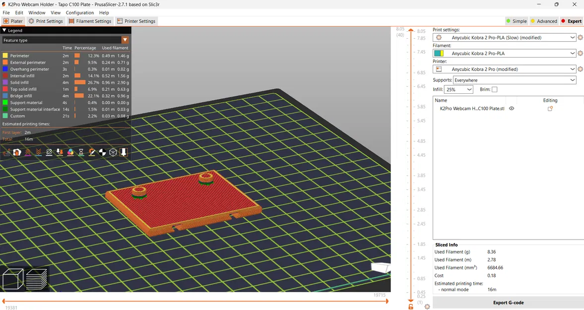 Giá đỡ Webcam Module cho Anycubic Kobra 2 Series - Image 15