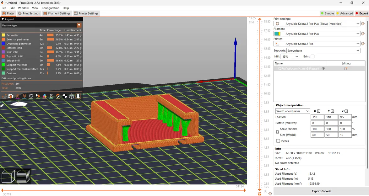 Giá đỡ Webcam Module cho Anycubic Kobra 2 Series - Image 16