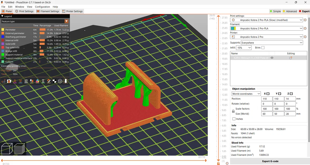 Giá đỡ Webcam Module cho Anycubic Kobra 2 Series - Image 17
