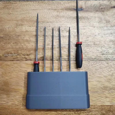 Hộp Đựng Dũa Có Nắp Nam Châm Trượt