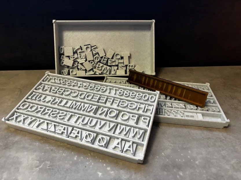 Khuôn dấu chữ cái làm gốm - Image 1