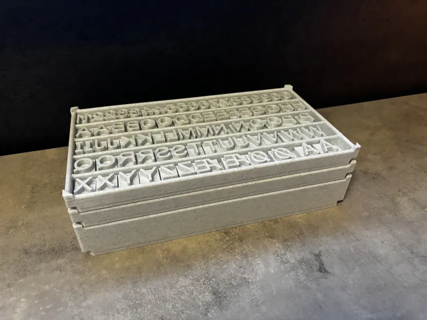 Khuôn dấu chữ cái làm gốm - Image 3