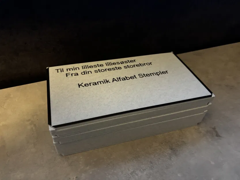 Khuôn dấu chữ cái làm gốm - Image 4