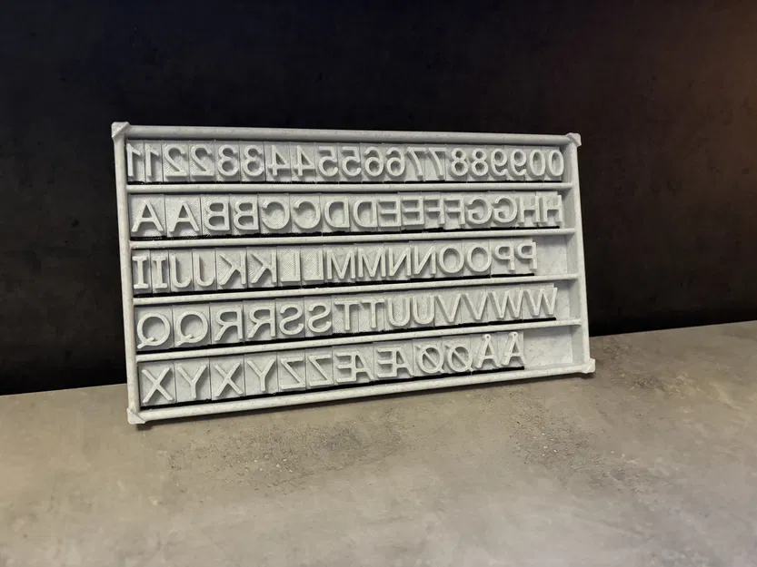 Khuôn dấu chữ cái làm gốm - Image 5