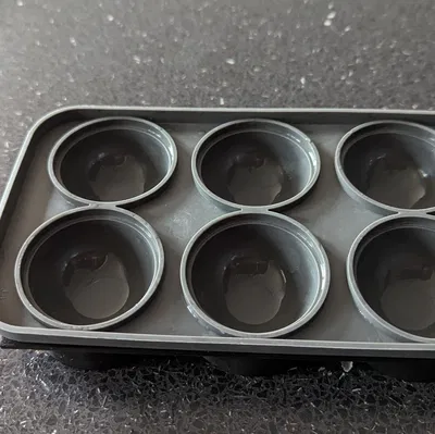 Khuôn Silicon Làm Đá Viên Hình Cầu 6 Viên