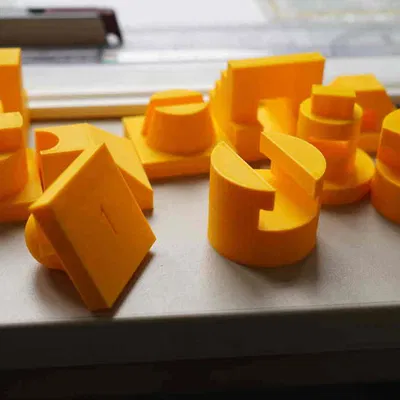 Bản vẽ kỹ thuật với các dạng in 3D