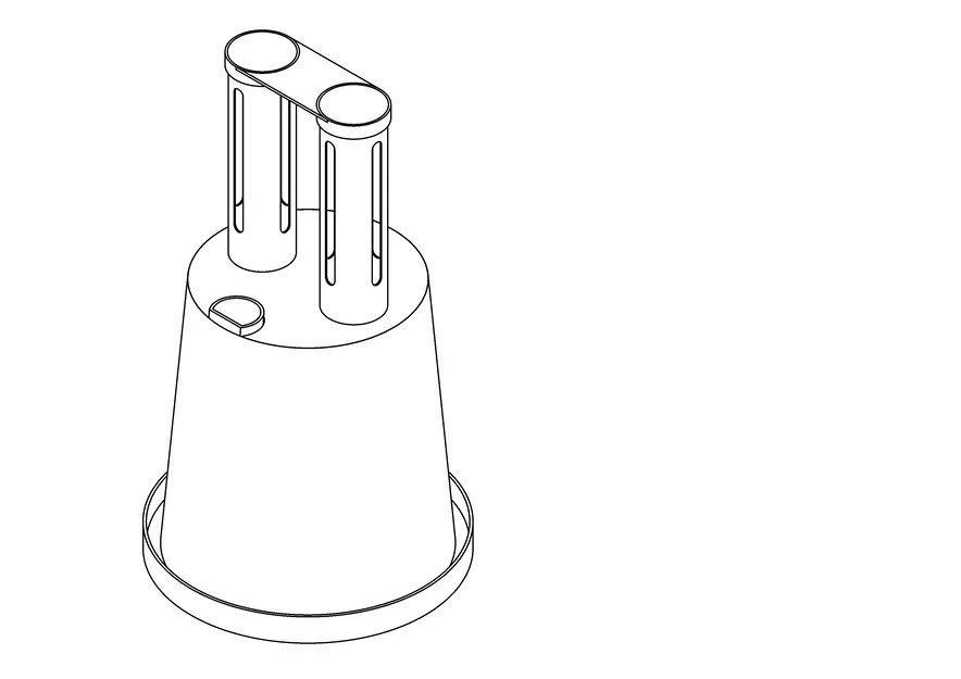 Phụ kiện chậu tự tưới gắn vào hộp nhựa - Image 2