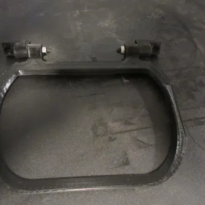 Pát gắn Google Nest Hub dưới tủ bếp