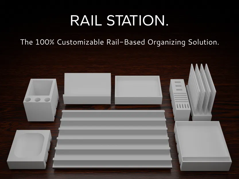 Hộp đựng đồ tùy chỉnh 100% cho bàn làm việc - Image 1