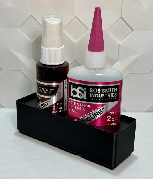 Kệ Đựng Keo 502 & Chất Kích Hoạt Bob Smith Industries 2oz Chuẩn Gridfinity - Image 1