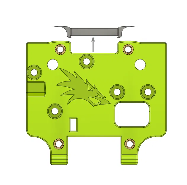 Tấm Adapter Voron Stealthburner cho Ender3v2 (Cập nhật 2024-01-17) - Image 4